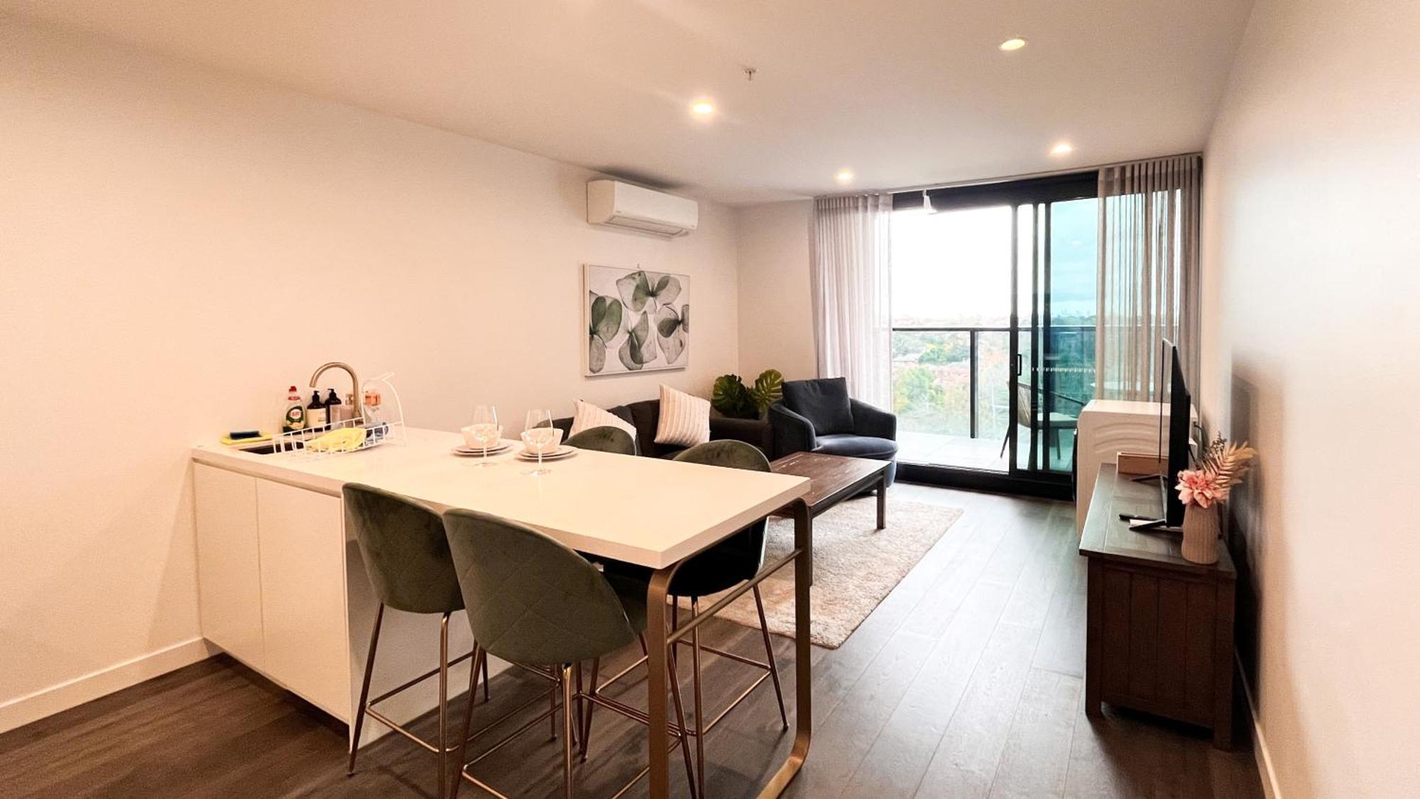 Apartment Next To Public Station, Boxhill Central, 2 Bedrooms, Free Parking And Wifi Box Hill Exteriér fotografie